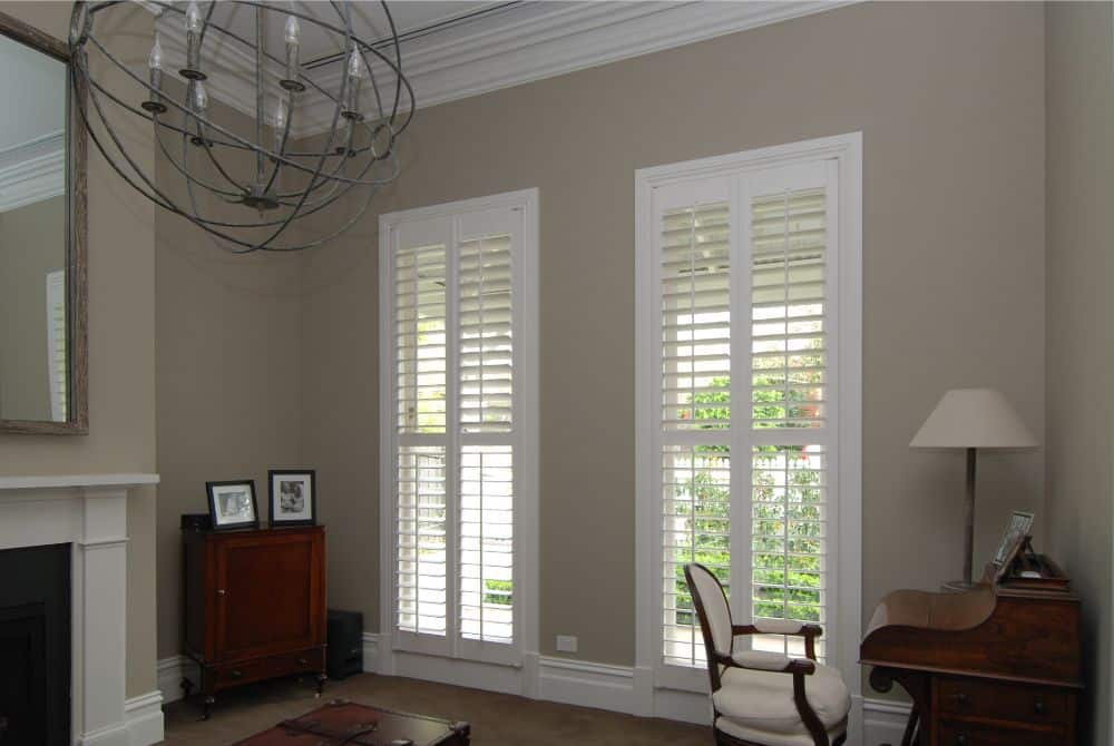 Plantation Shutters in period home loungeroom